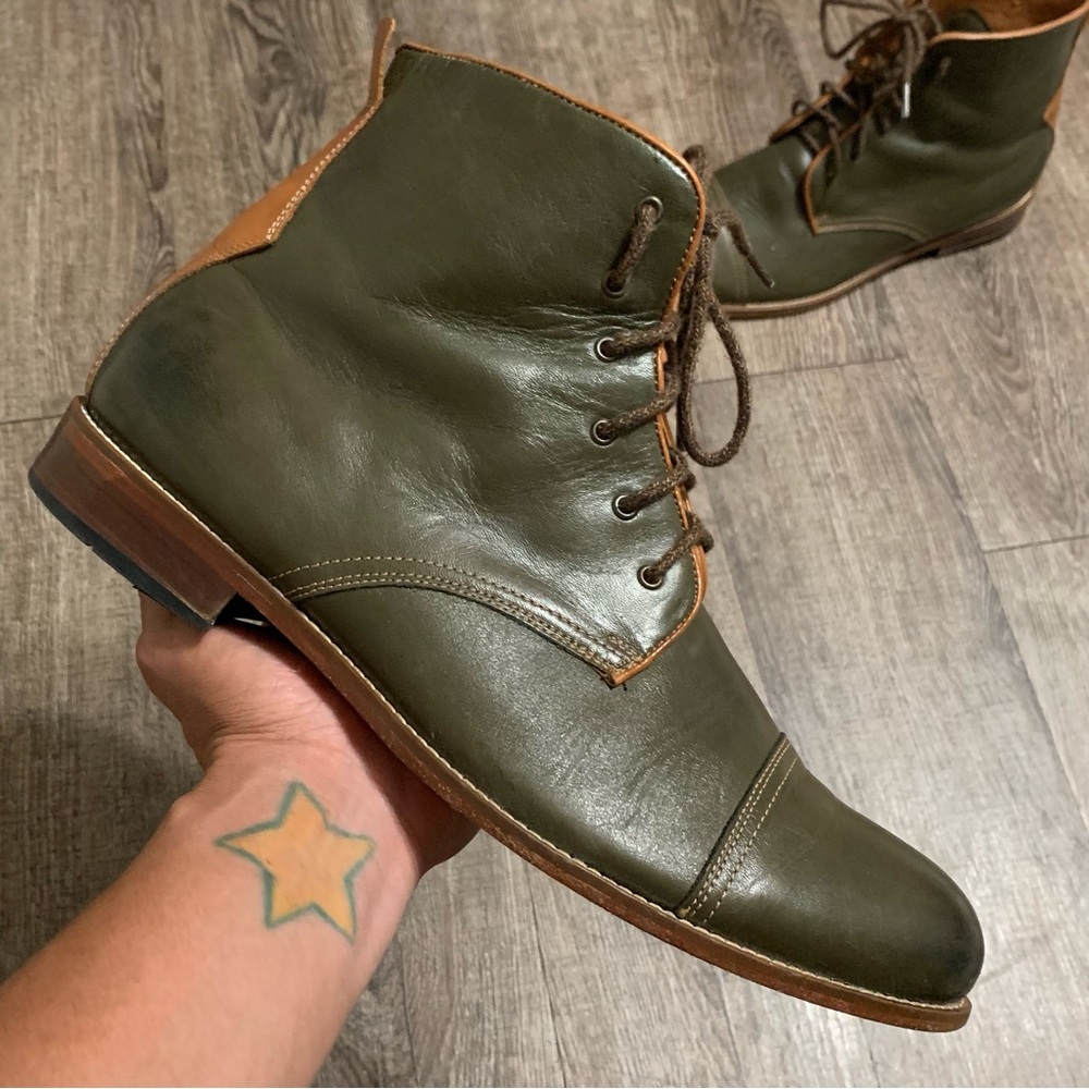 Penny Luck Leather Gambler Boot Men’s Sz 11